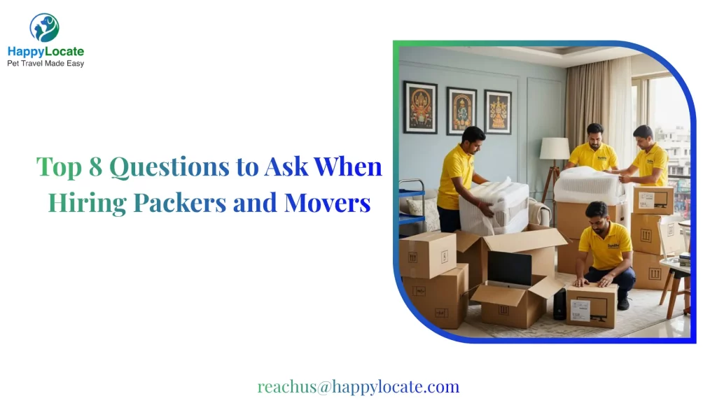 Top 8 Questions to Ask When Hiring Packers and Movers