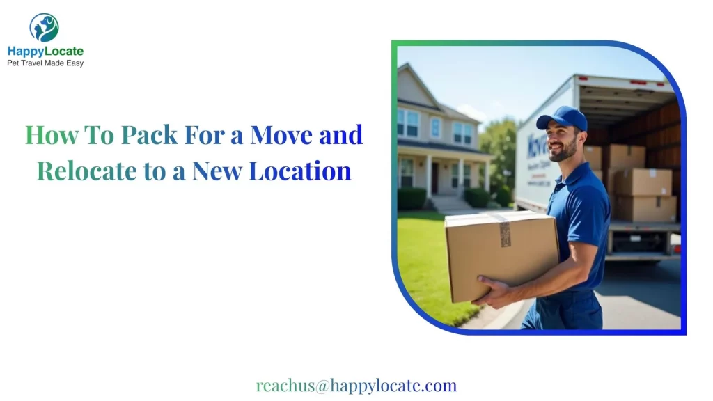 How To Pack For a Move and Relocate to a New Location