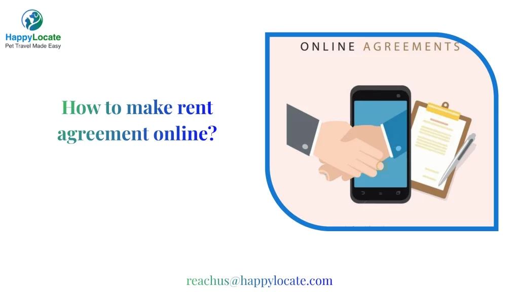 How to make rent agreement online?