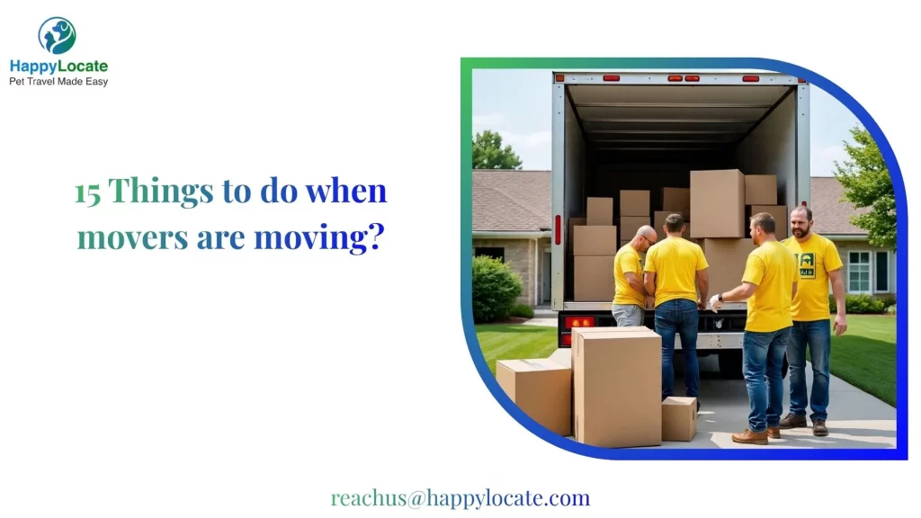 15 Things to do when movers are moving?