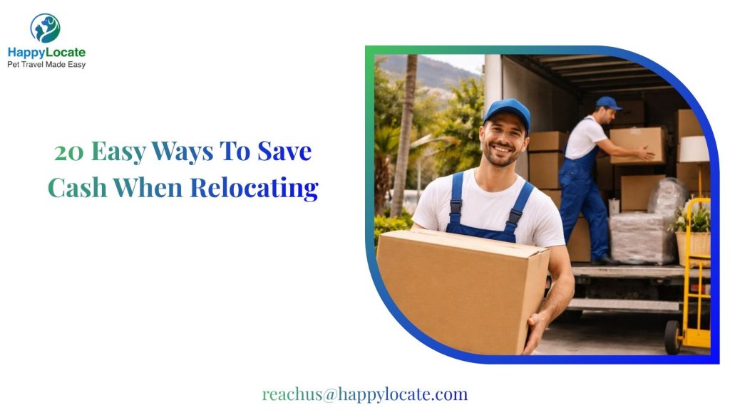 20 Easy Ways To Save Cash When Relocating