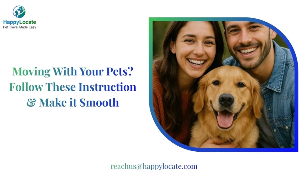 Moving With Your Pets? Follow These Instruction & Make it Smooth