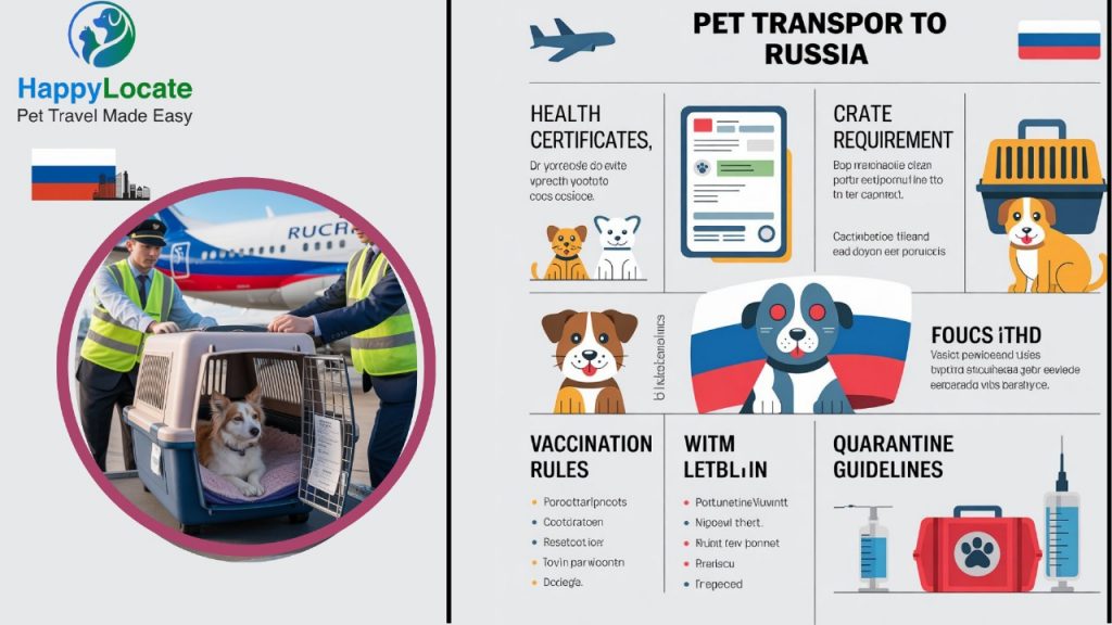 Pet Transport to Russia: Health, Crate, and Vaccination Guidelines