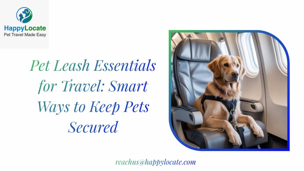 Pet Leash Essentials for Travel: Smart Ways to Keep Pets Secured