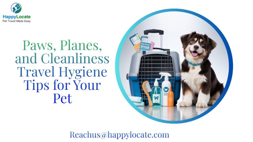 Pet Travel Hygiene Essentials: Paws, Planes, and a Clean Journey