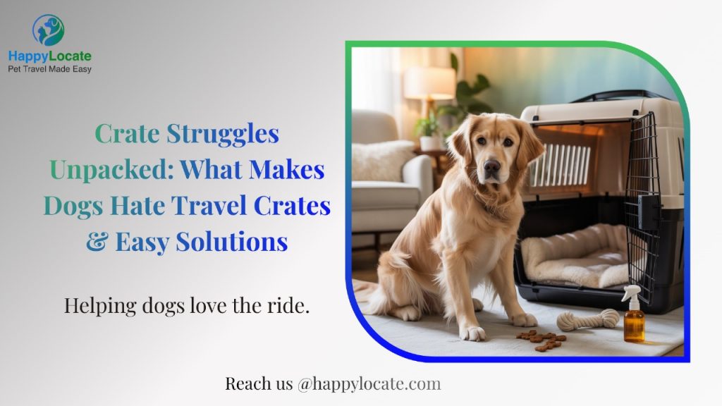 Travel Crate Spectacle: Why Your Dog Hates It (Options to Fix It)