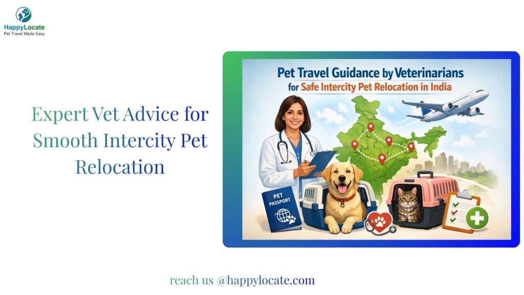 Pet Travel Guidance by Veterinarians for Safe Intercity move