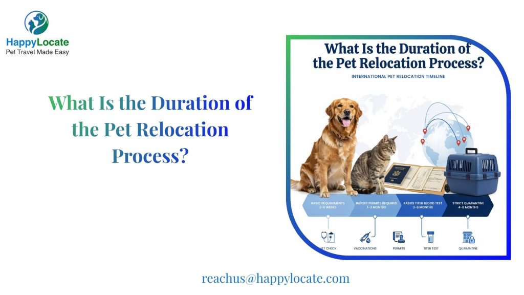 What Is the Duration of the Pet Relocation Process?
